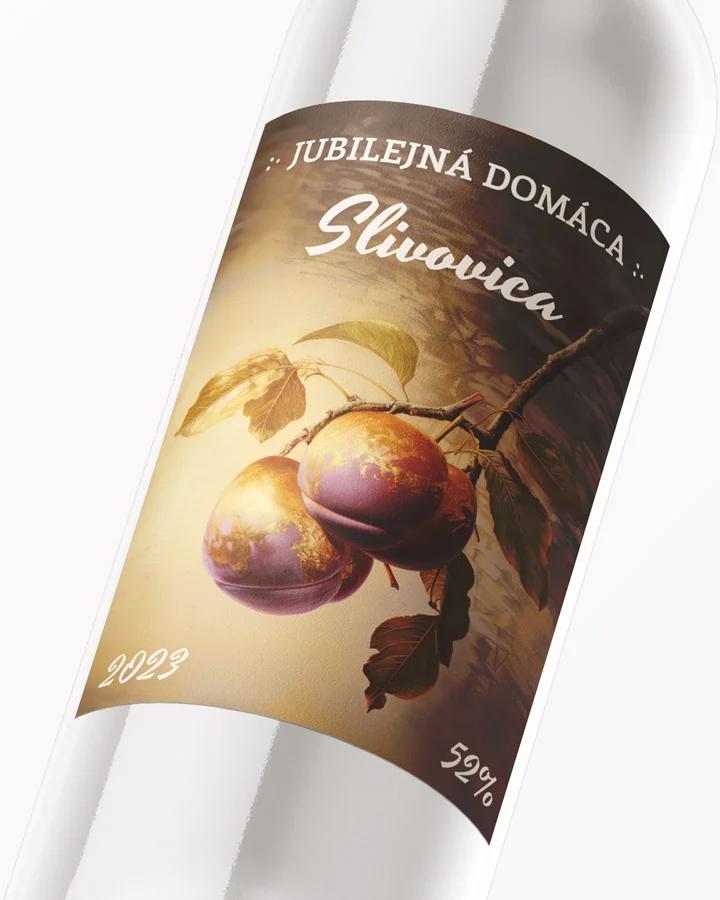 Etikety na pálenku Slivovica 02 2/3