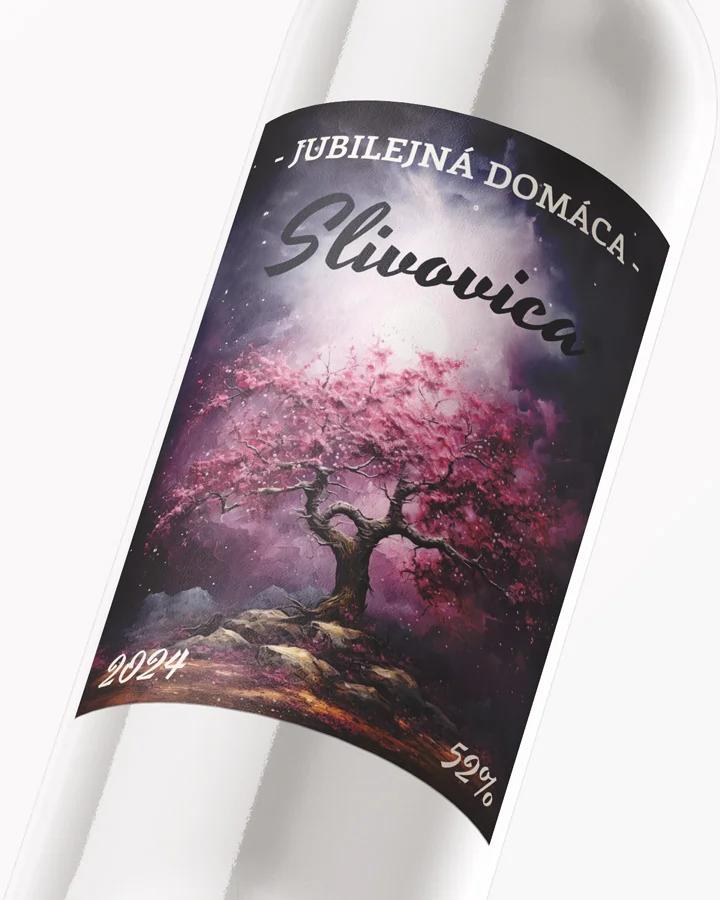 Etikety na pálenku Slivovica 03 2/3