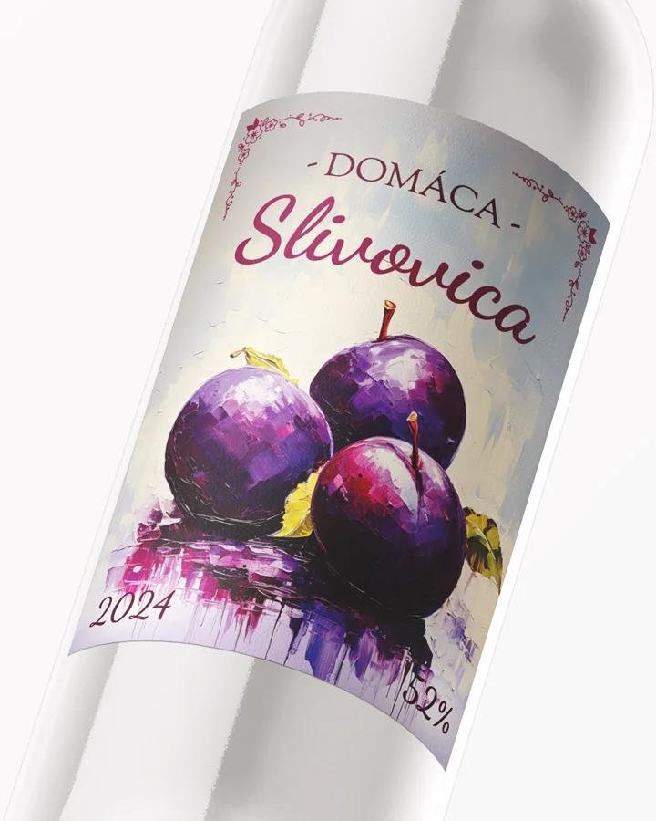 Etikety na pálenku Slivovica 04 2/3