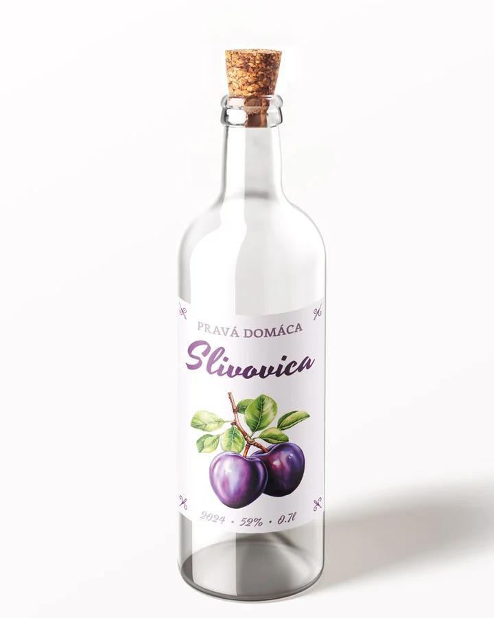 Etikety na pálenku Slivovica 08 1/3