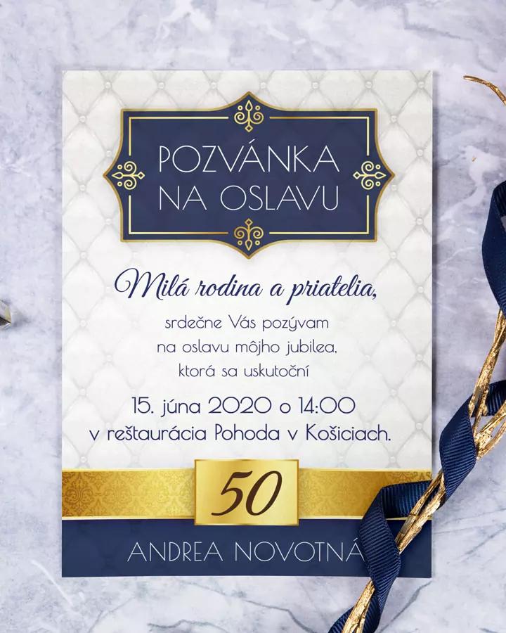 Pozvánka na narodeniny s kráľovským motívom 3/4