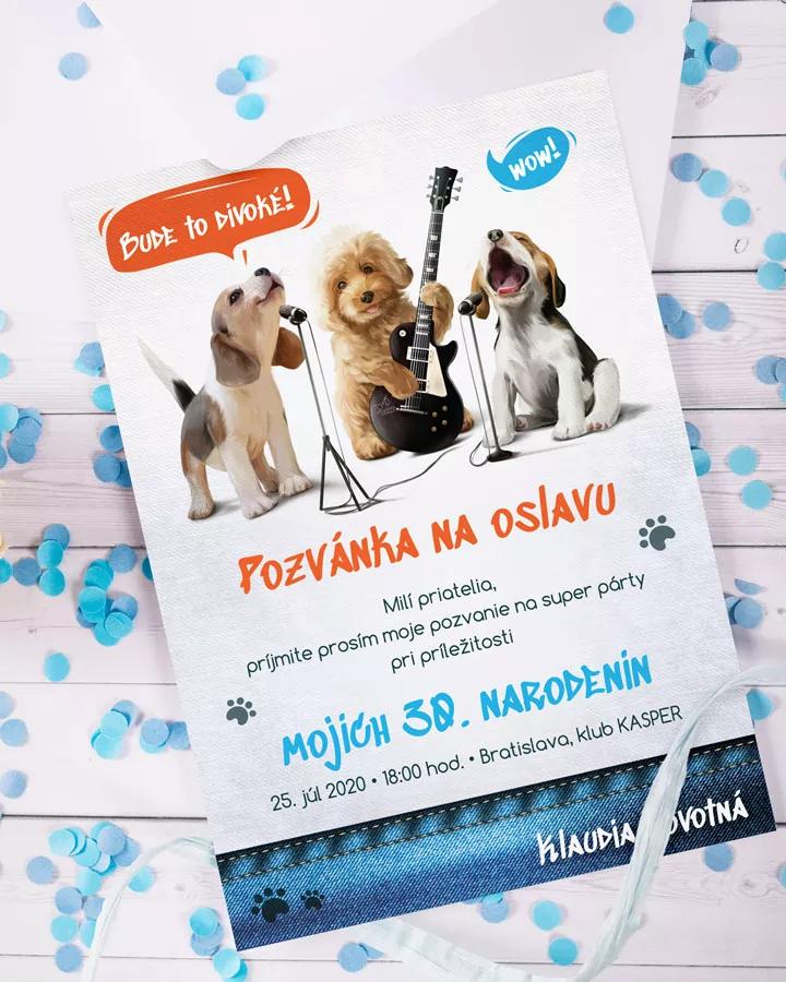 Pozvánka na oslavu narodenín - Divoká párty 2/3