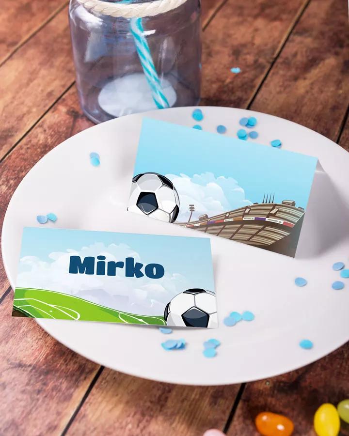 Menovky na stôl – Futbal