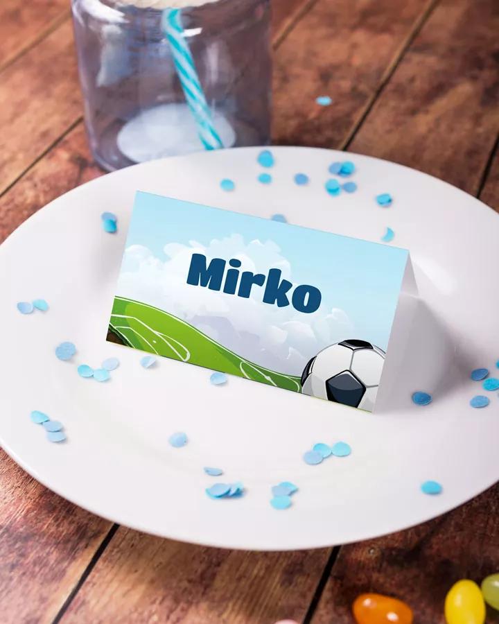 Menovky na stôl – Futbal 1/3