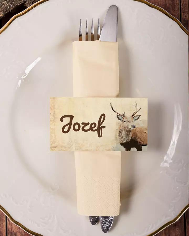 Menovky na stôl – Poľovník 2/4
