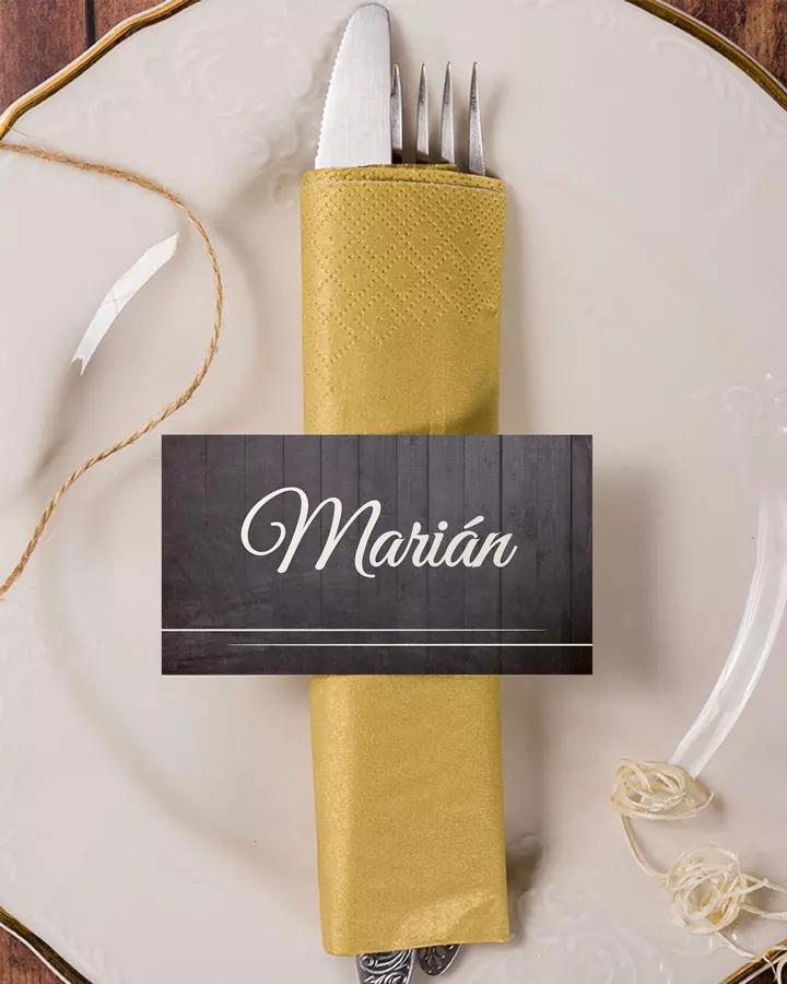 Menovky na stôl – Retro 4/7