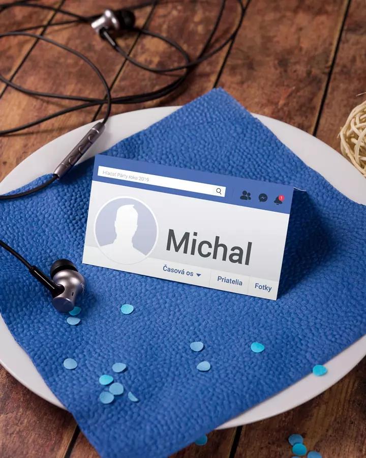 Menovky na stôl – Facebook profil 1/2