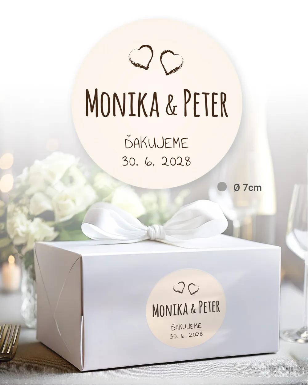 Nálepky na výslužky s motívom Vintage 01 2/3