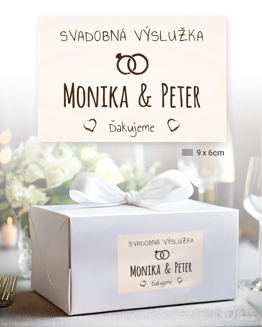 Nálepky na výslužky s motívom Vintage 01 1/3