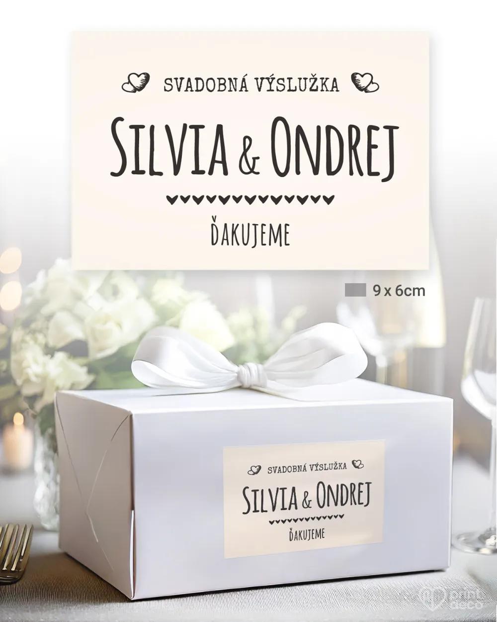 Nálepky na výslužkys motívom Vintage 02 1/3