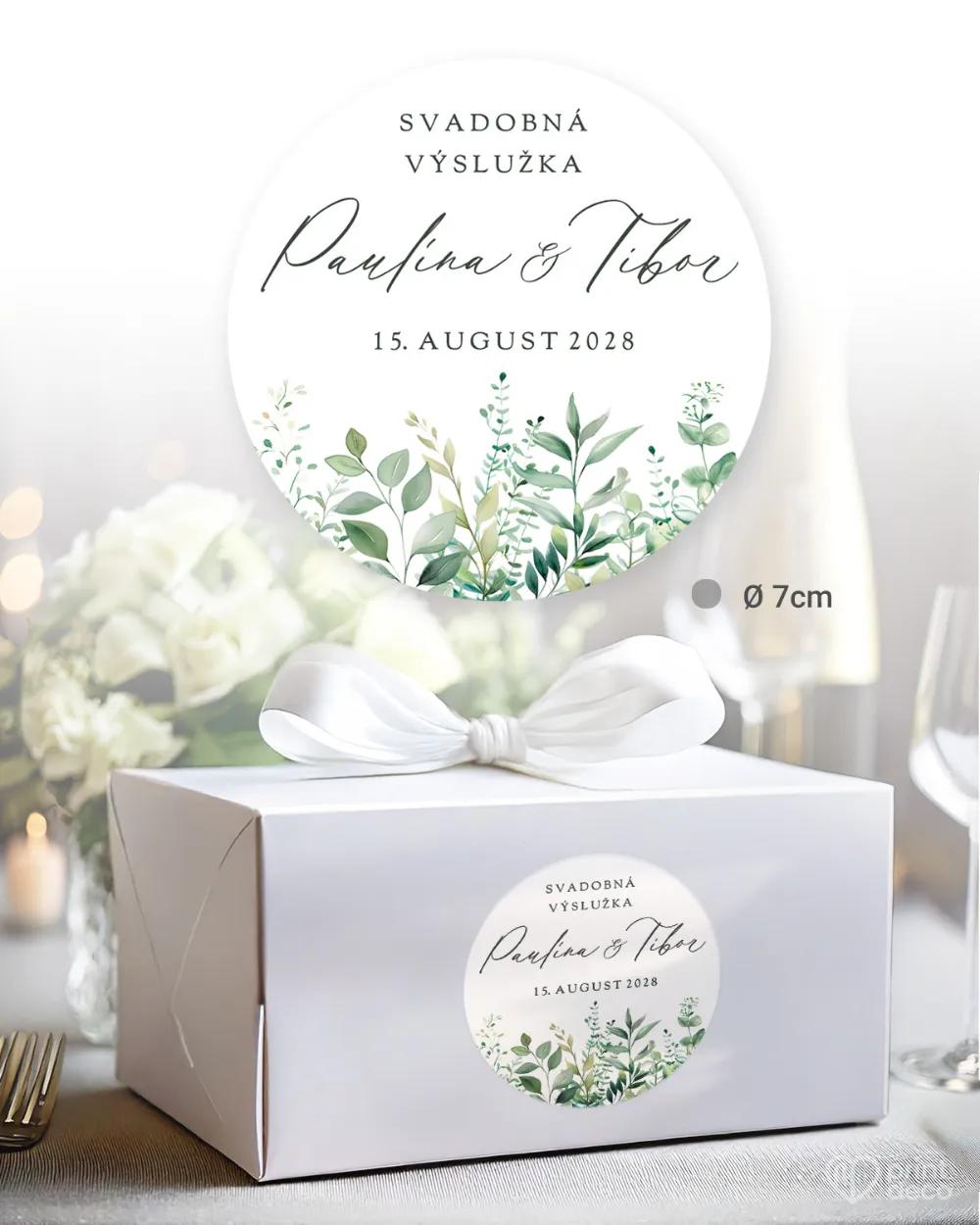 Nálepky na výslužky Sľub prírody II 2/3