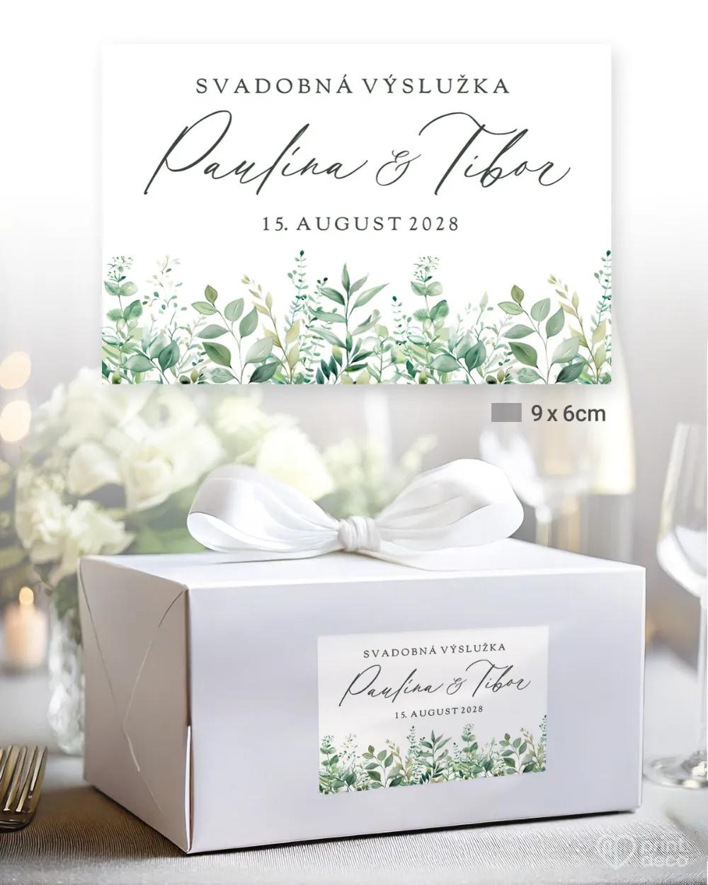 Nálepky na výslužky Sľub prírody II 1/3