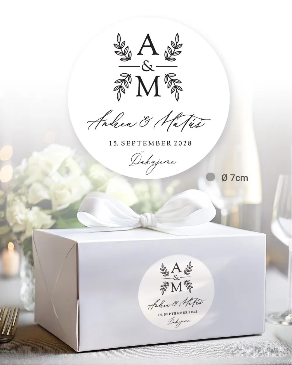 Nálepky na výslužky Jednoduchá láska I 2/3