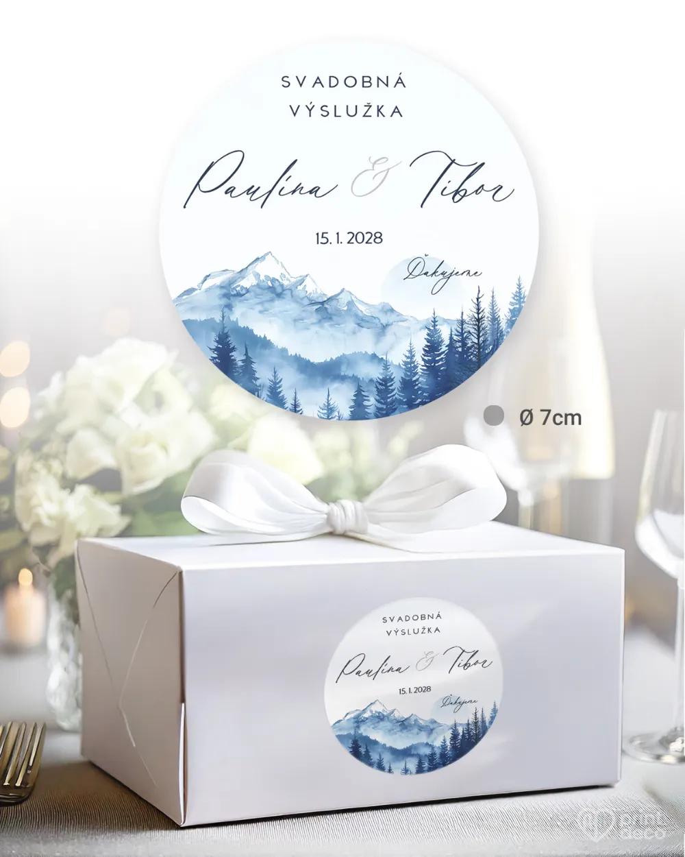 Nálepky na výslužky Ticho z hôr 3/4