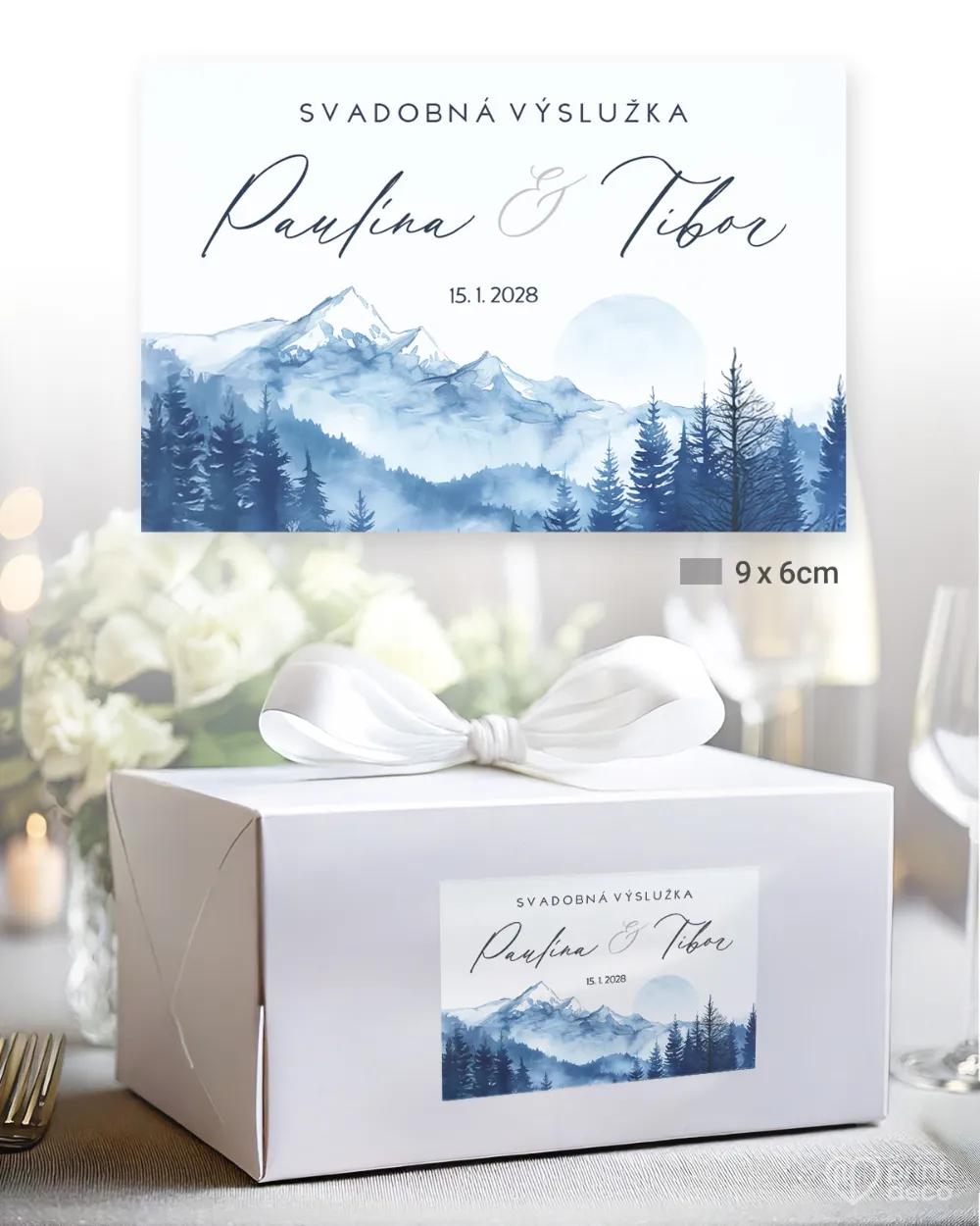 Nálepky na výslužky Ticho z hôr 2/4