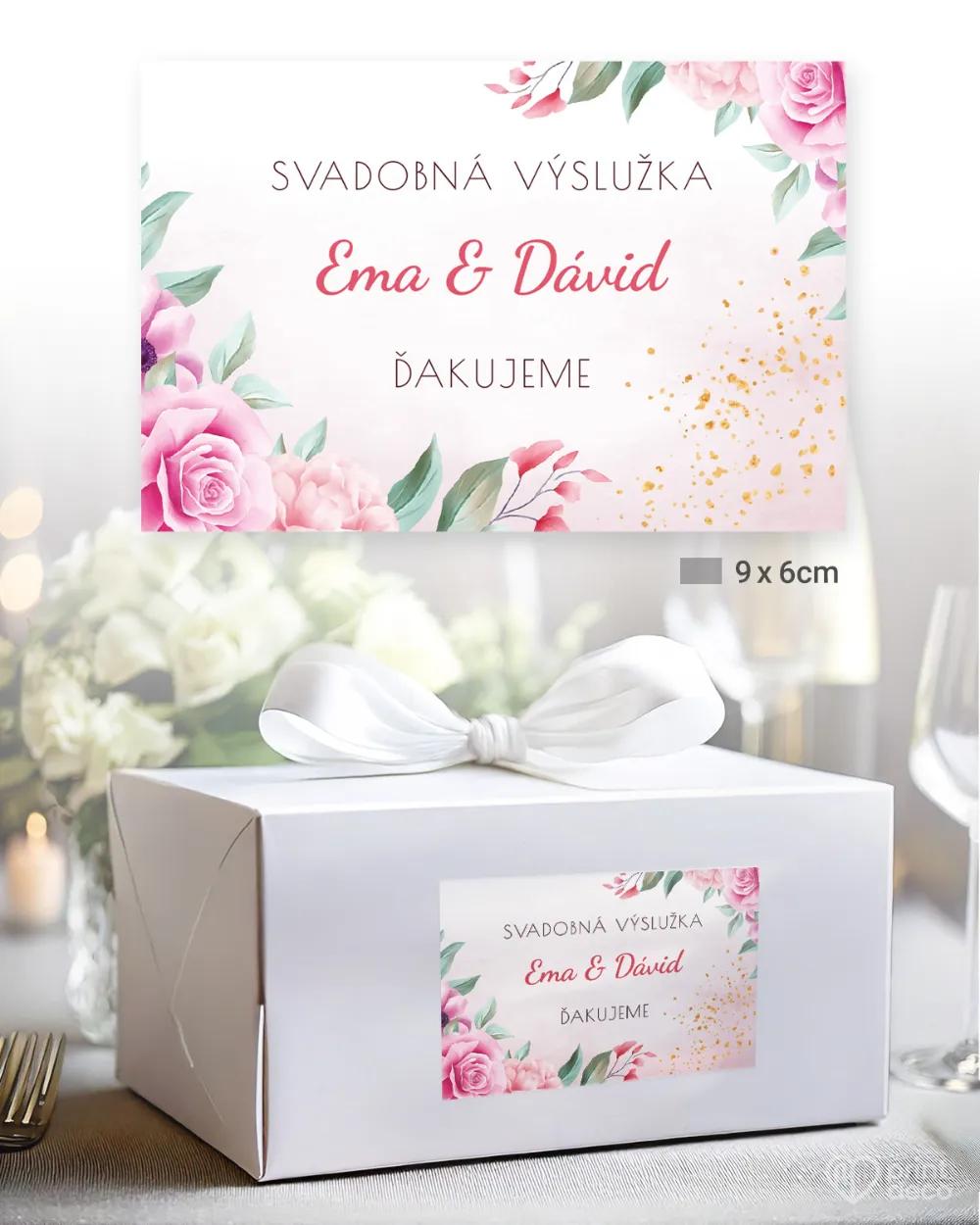 Nálepky na výslužky Šípové ruže 03 1/3