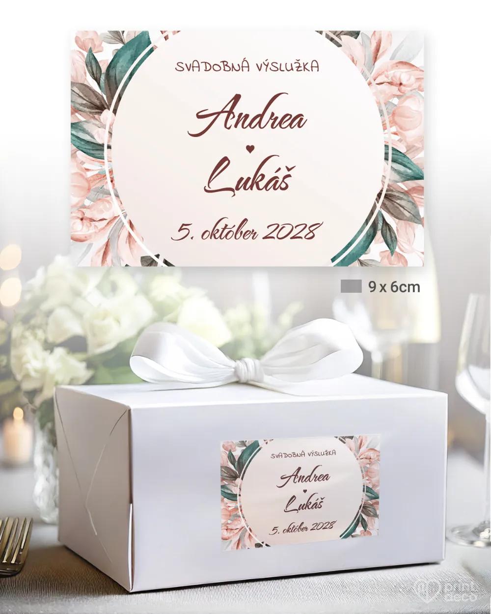 Nálepky na výslužky Botanic 01 1/3