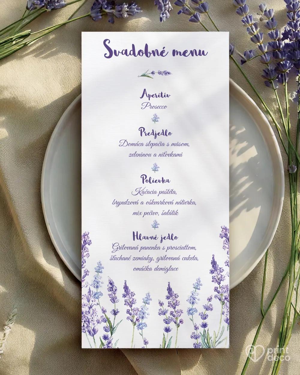 Svadobné menu - Levanduľa 01 4/5