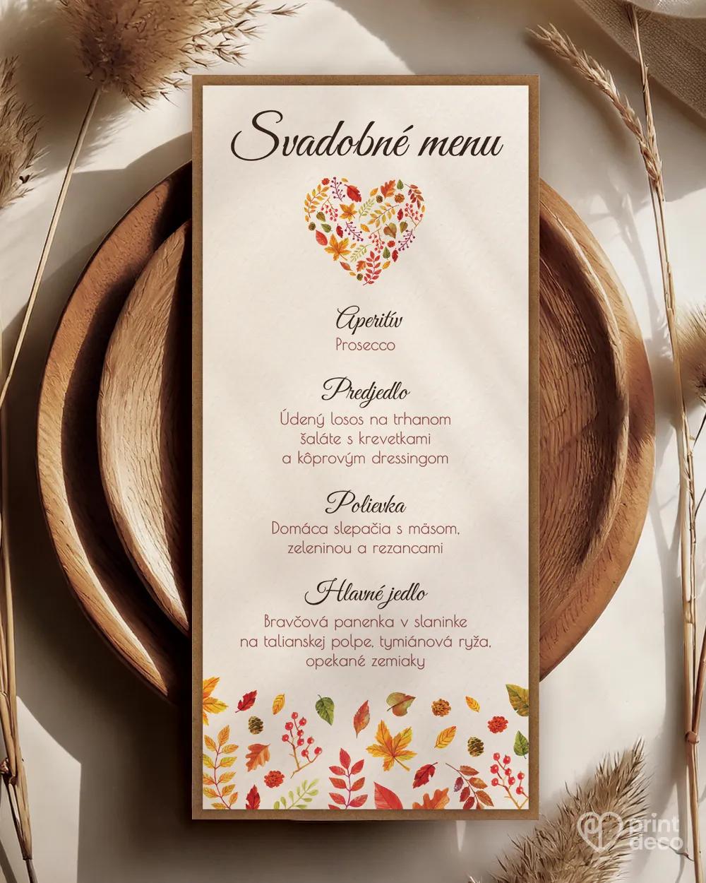 Svadobné menu - Jeseň 3/5