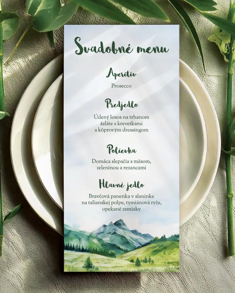Svadobné menu - Láska z hôr III