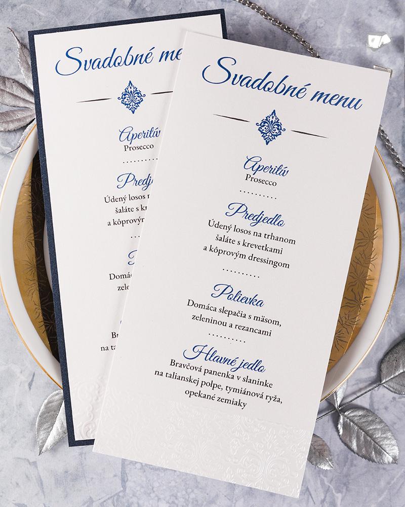 Luxusné svadobné menu - Royal 01