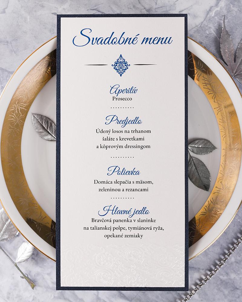 Luxusné svadobné menu - Royal 01 1/5