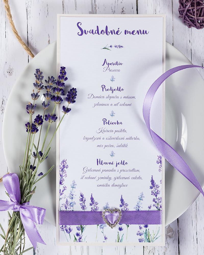 Svadobné menu - Levanduľa 01 2/4
