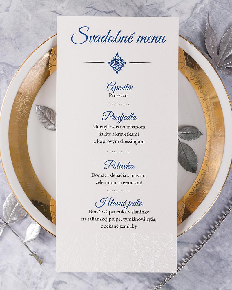 Luxusné svadobné menu - Royal 01 2/5