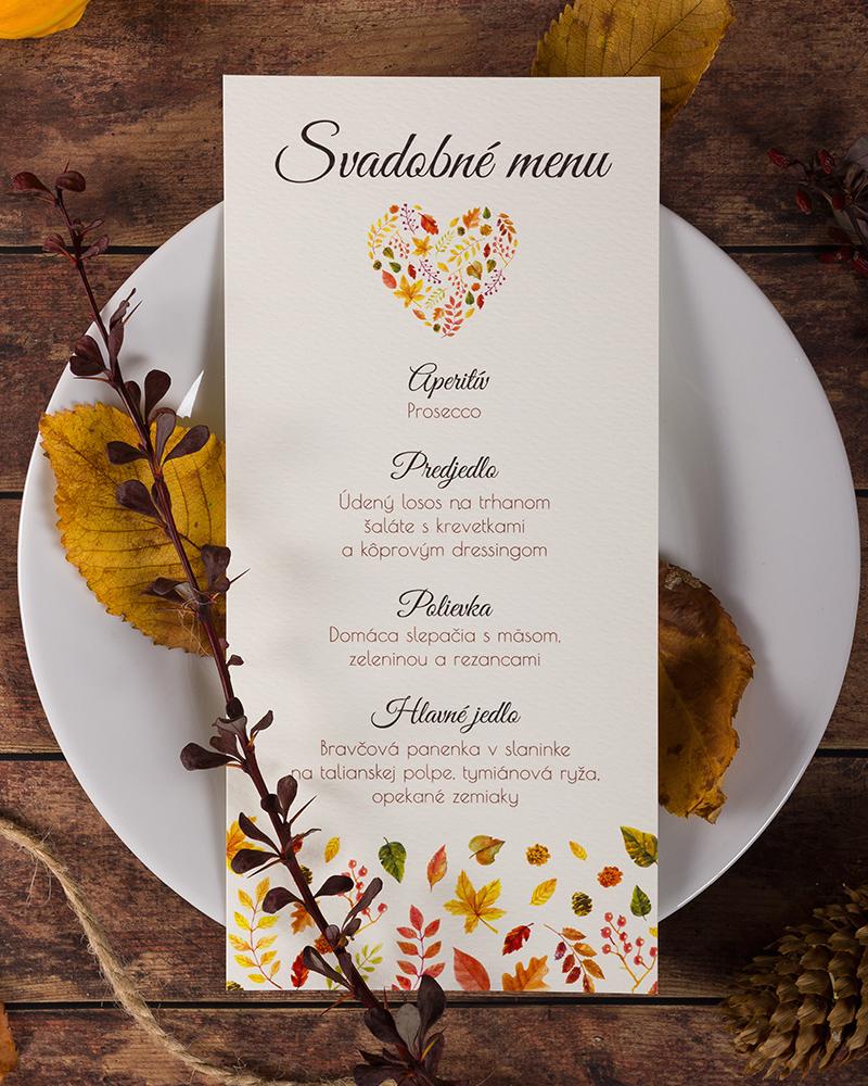 Svadobné menu - Jeseň 1/3