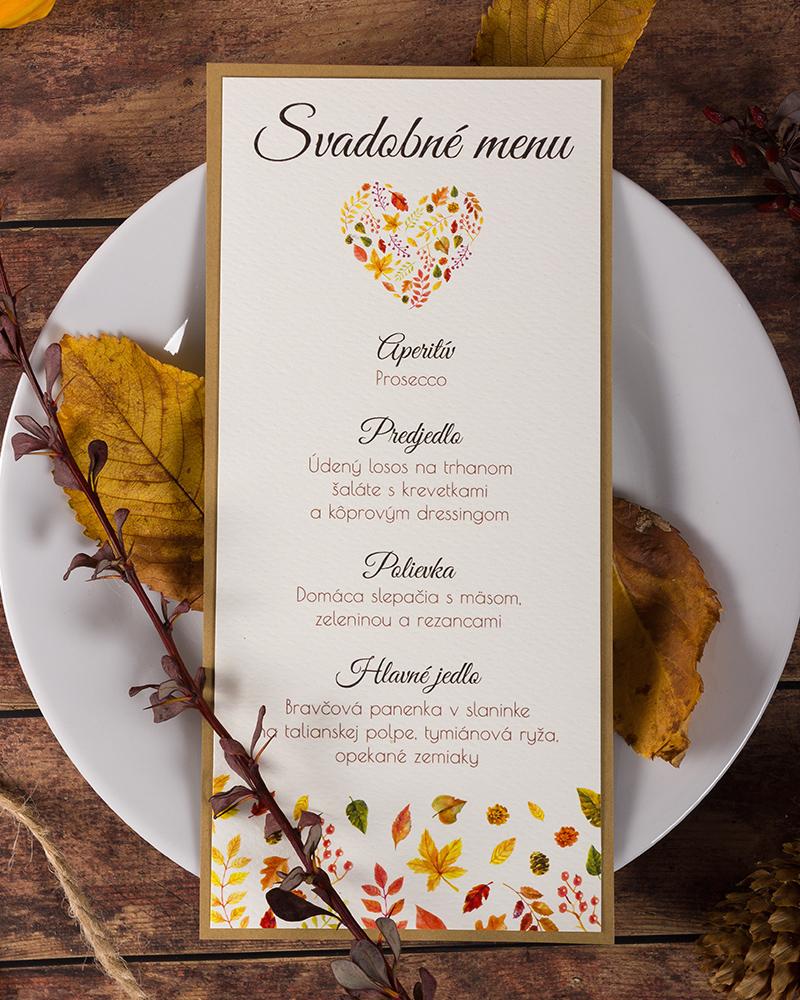 Svadobné menu - Jeseň 2/3