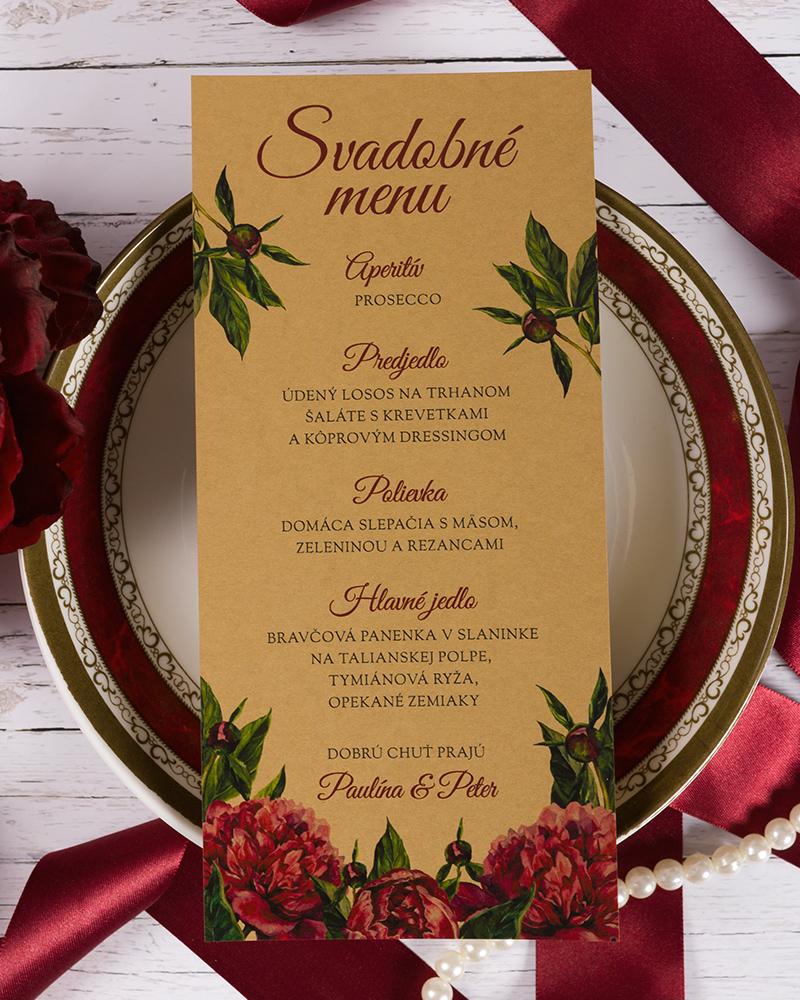 Svadobné menu Pivonky 2/5