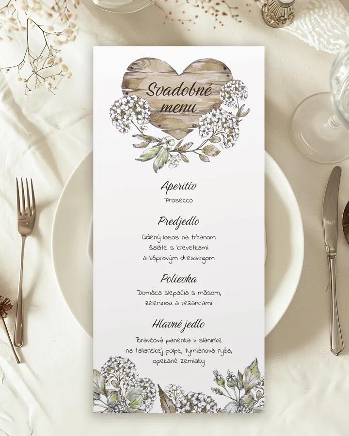 Svadobné menu - Rustic