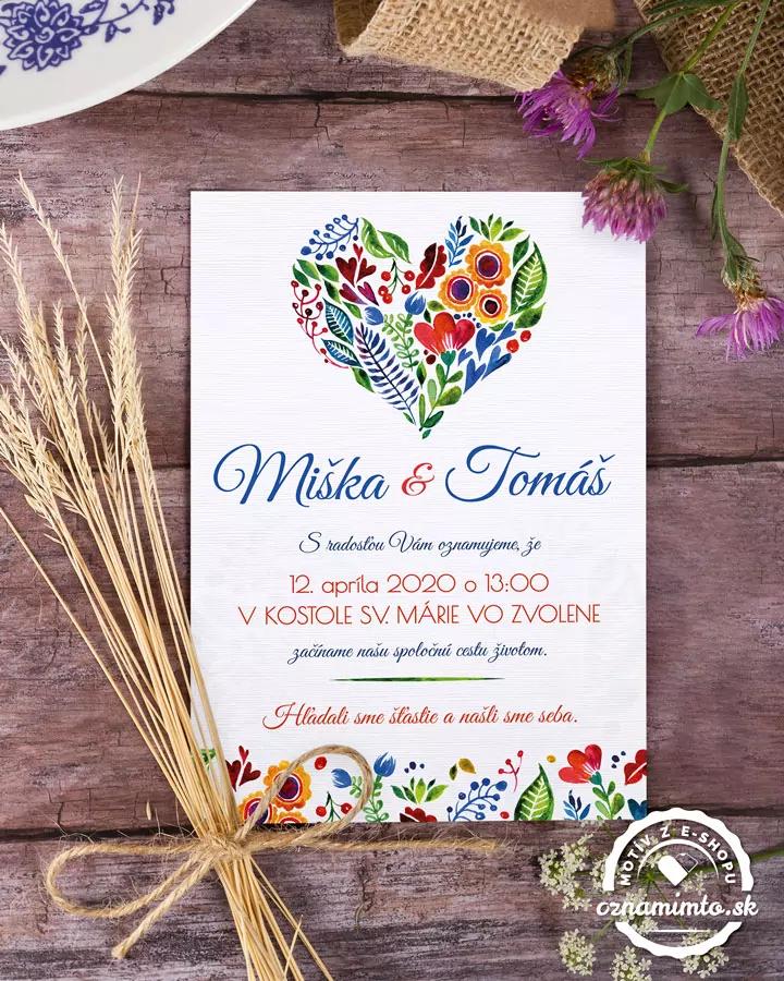 Ľudové folklórne svadobné oznámenia 2/3