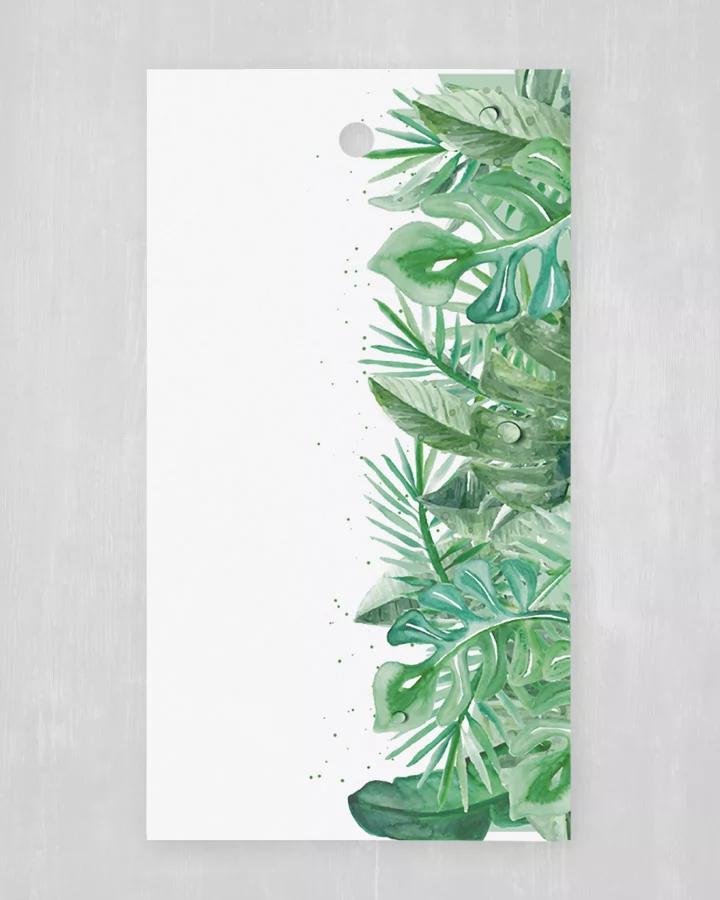 Visačka na výslužky / darčeky / produkty - Greenery (sada 10ks) 1/2