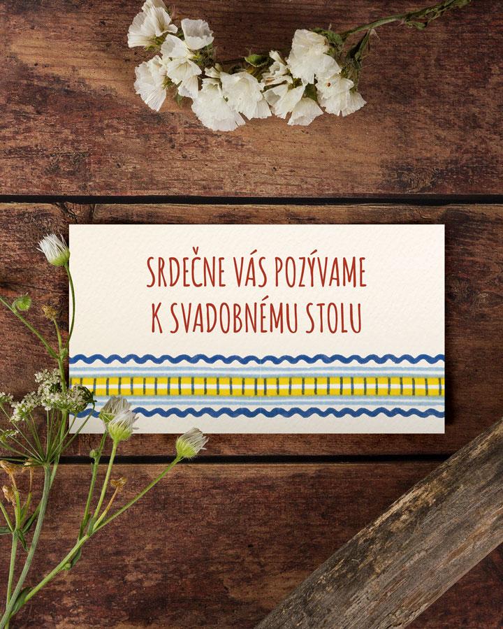 Svadobná pozvánka s ľudovým motívom 04 1/3