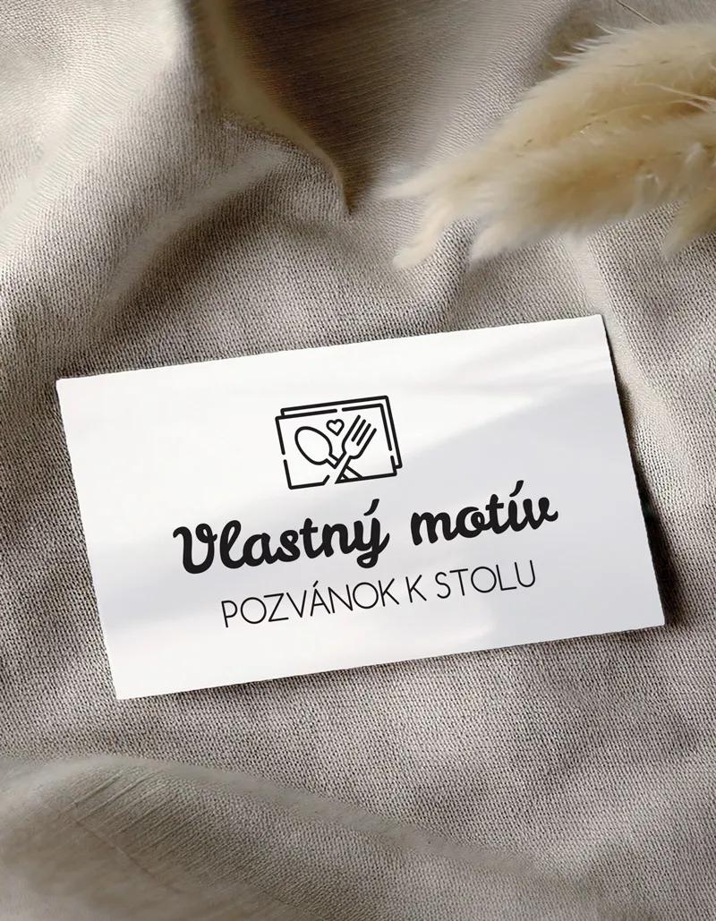 Svadobná pozvánka - Vlastný návrh