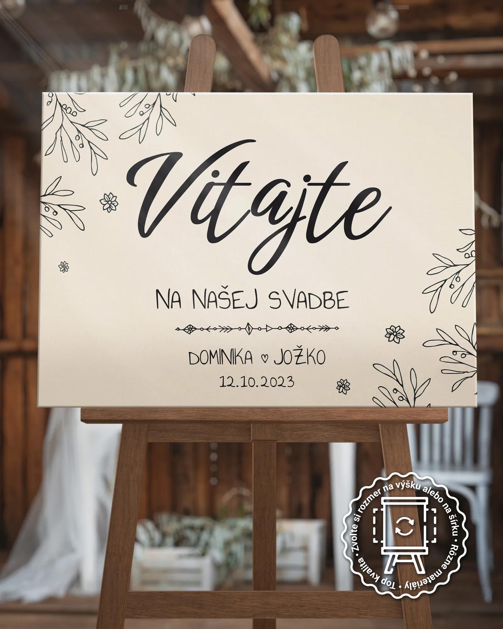 Uvítacia tabuľa vzor Vintage 03