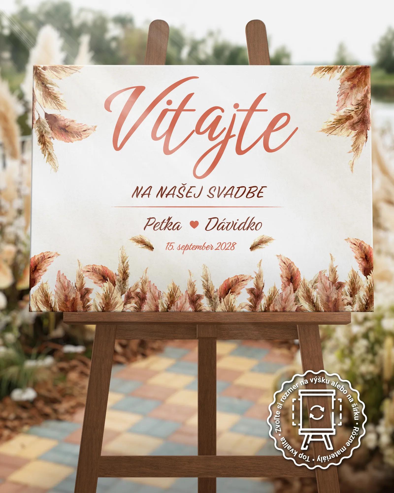 Uvítacia tabuľa vzor Bohem 01