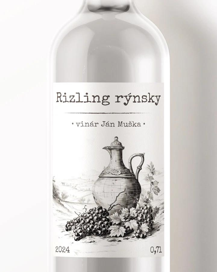 Etikety na víno - motív 34