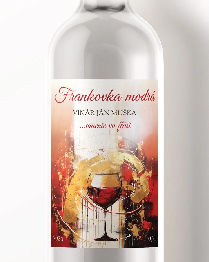 Etikety na víno - motív 36