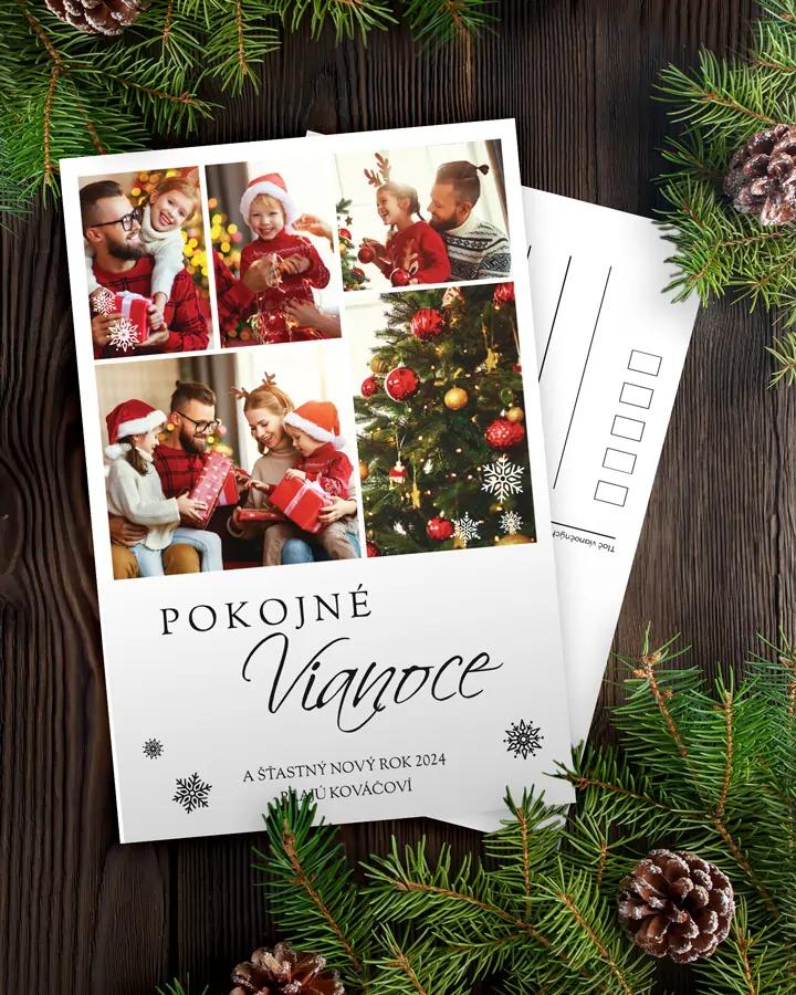 Vianočná pohľadnica s vlastnou fotkou 10