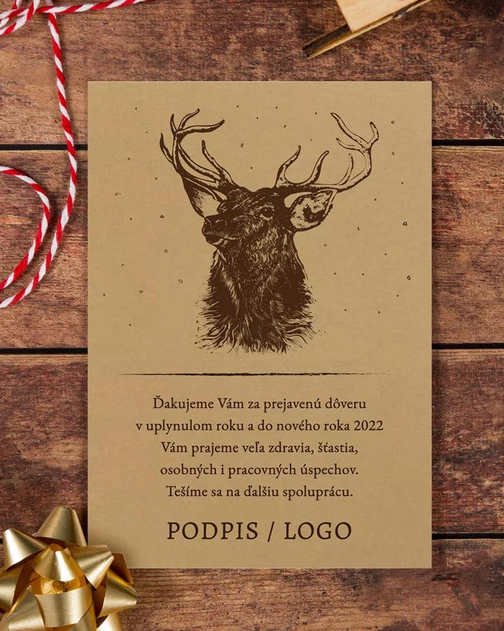 Vianočný pozdrav 26 kraft