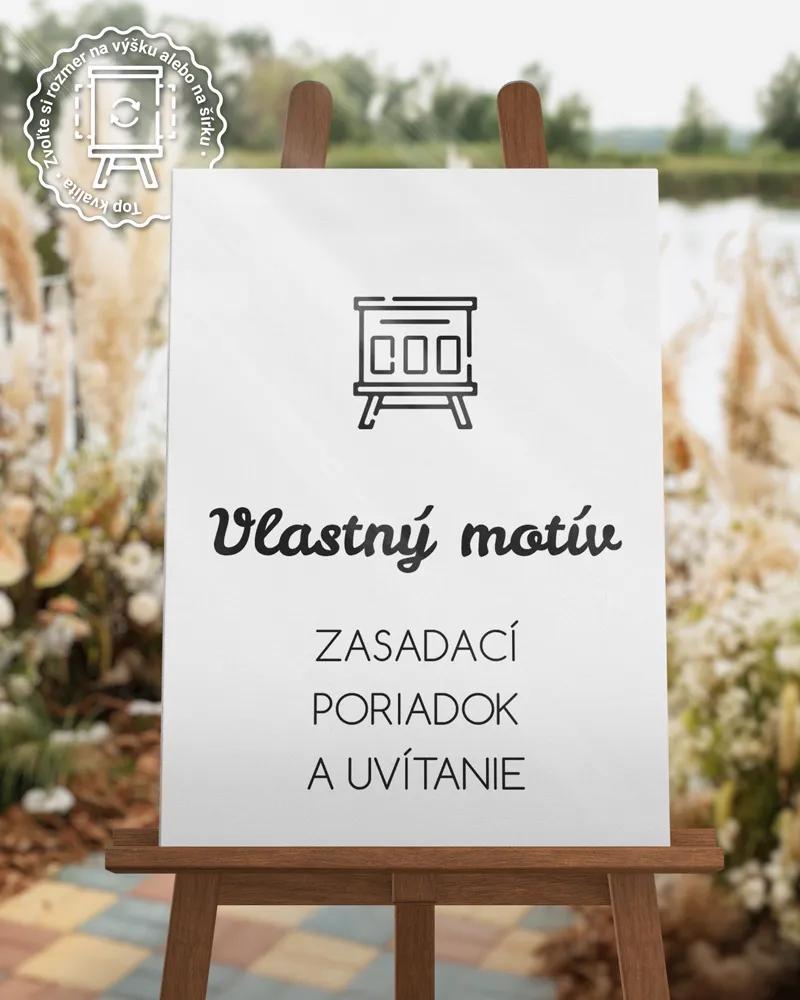 Svadobný zasadací poriadok / Uvítanie - Vlastný návrh