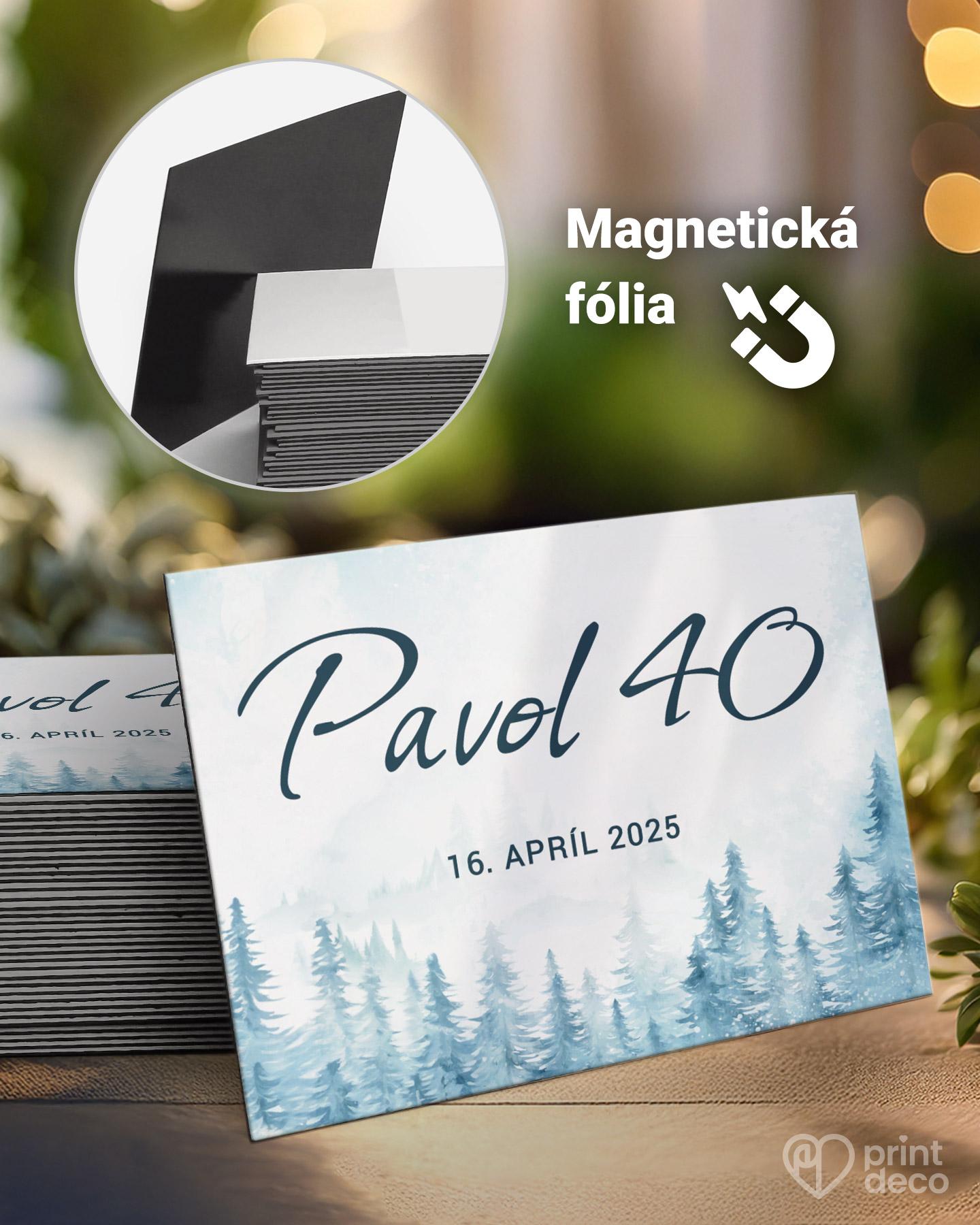 Pamätné magnetky z oslavy Zimná krajina 01