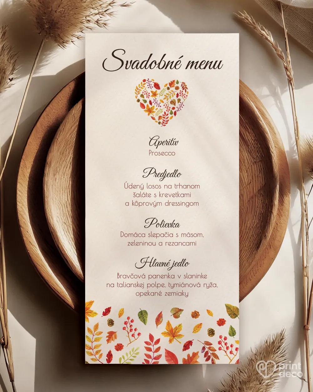 Svadobné menu - Jeseň 4/5
