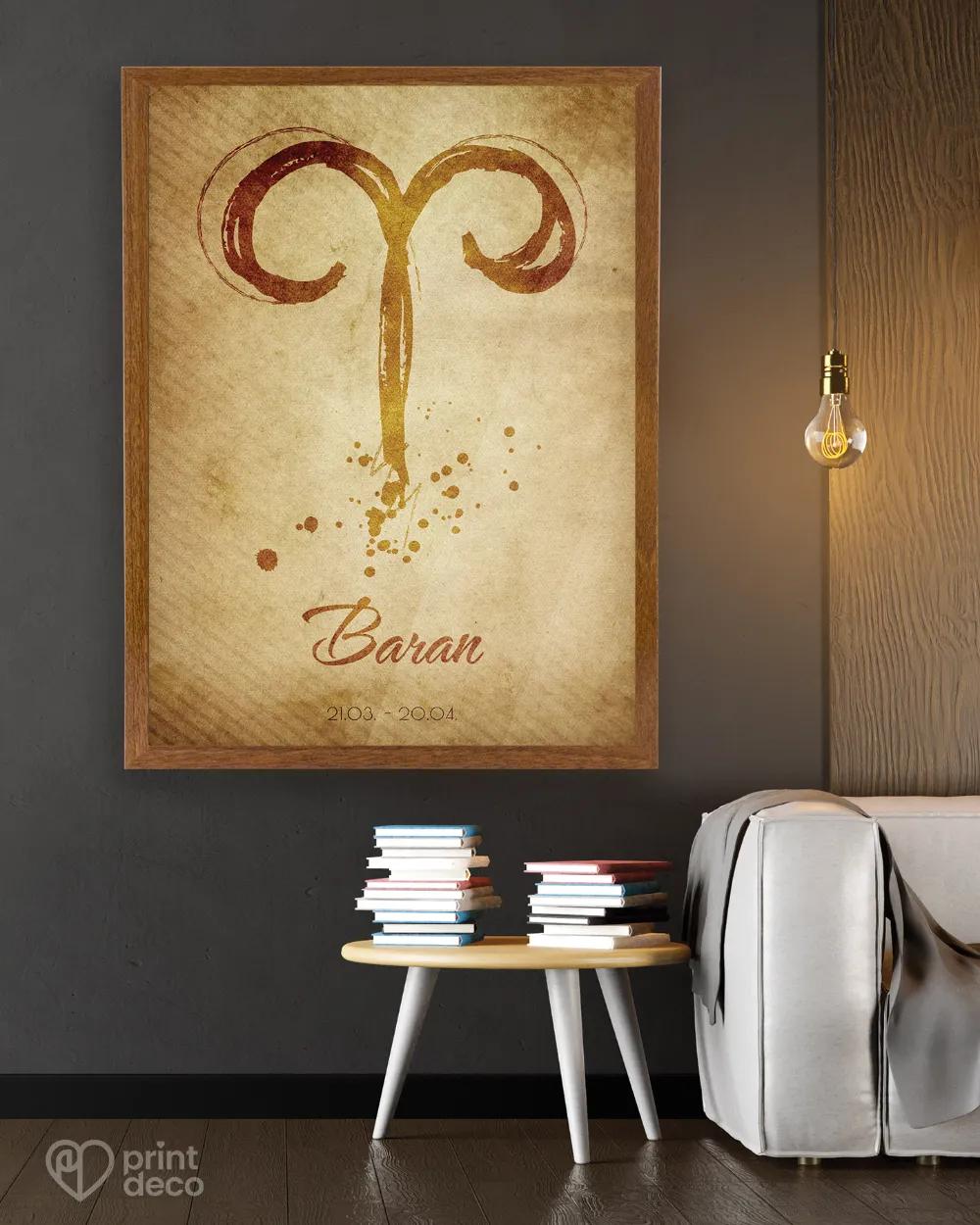 Plagát so znamením Baran - motív 1 2/5
