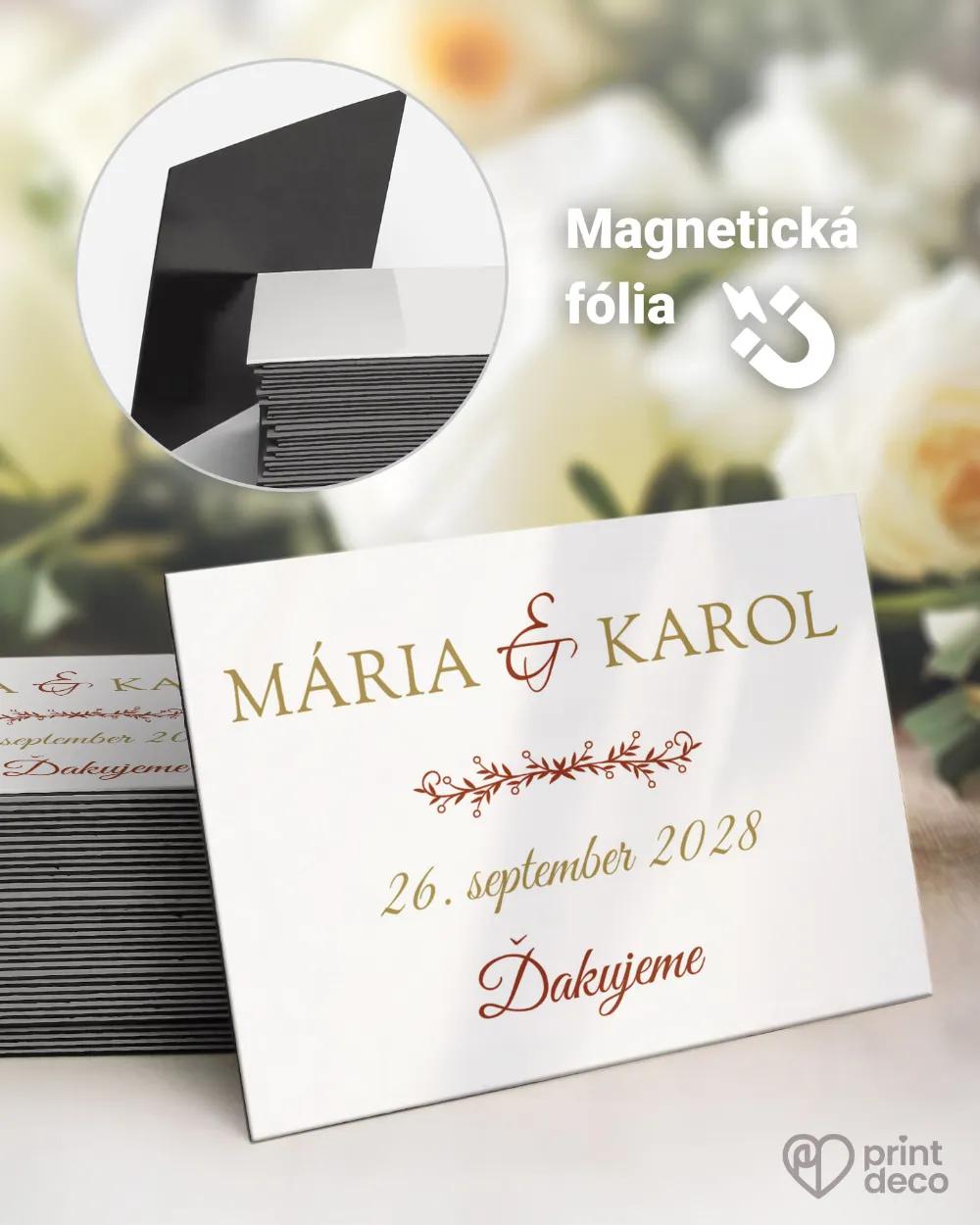 Svadobné magnetky – Čaro okamihu