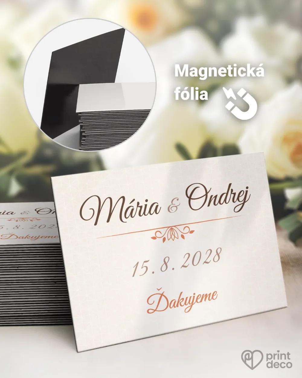 Svadobné magnetky – Okamihy lásky