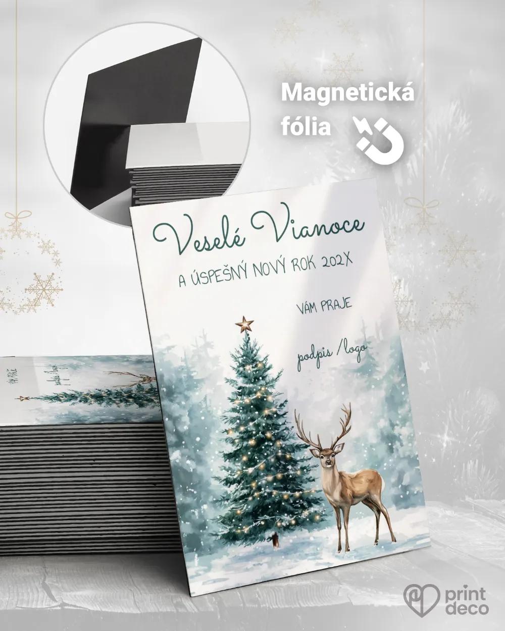 Personalizované vianočné magnetky – motív 50