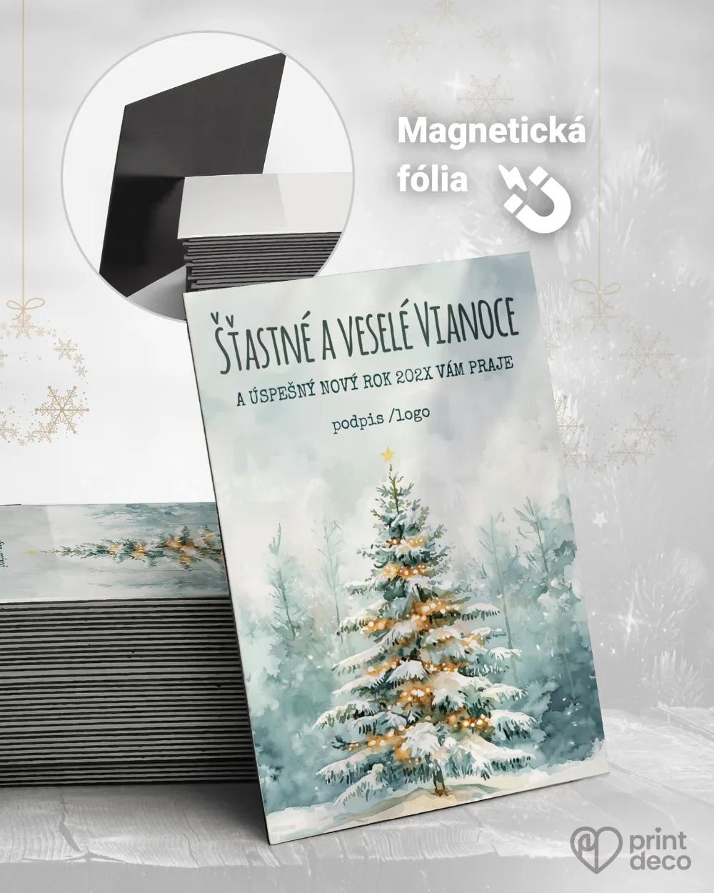 Personalizované vianočné magnetky – motív 58 A